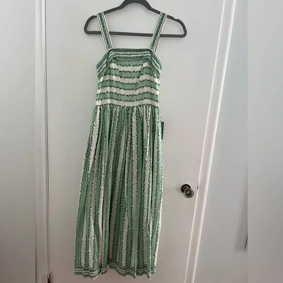 Max Studio | Dresses | Max Studio London Green White Dress Size Small Nwt |  Poshmark